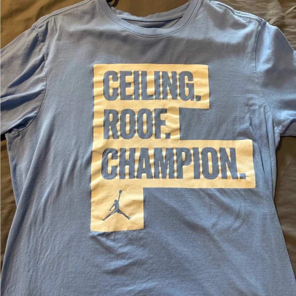 Ceiling Roof Champion UNC Tar Heels 2017 Jordan Shirt